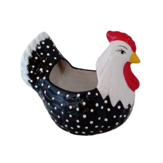 Vaso para flores Galinha 7x7cm