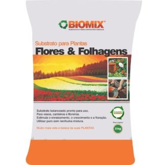 Substrato Flores e Folhagens Biomix 2kg